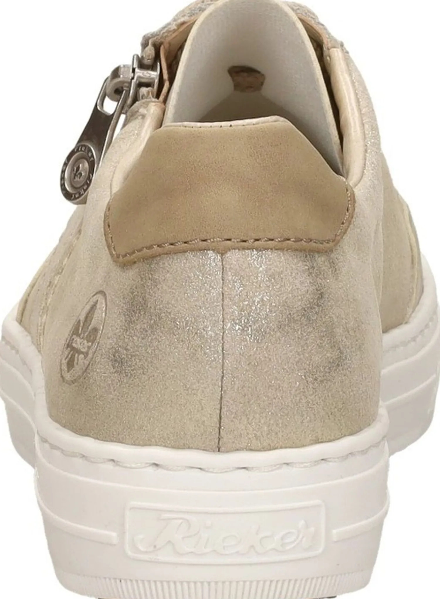 Rieker Veterschoenen Laag Goudkleur Clearance