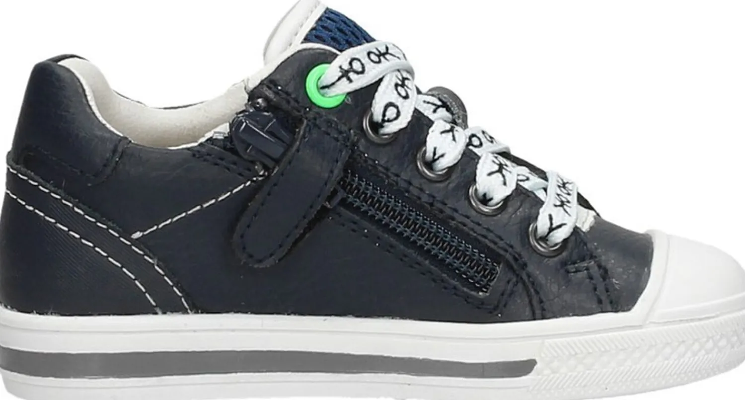Keq Veterschoenen Laag Blauw Best