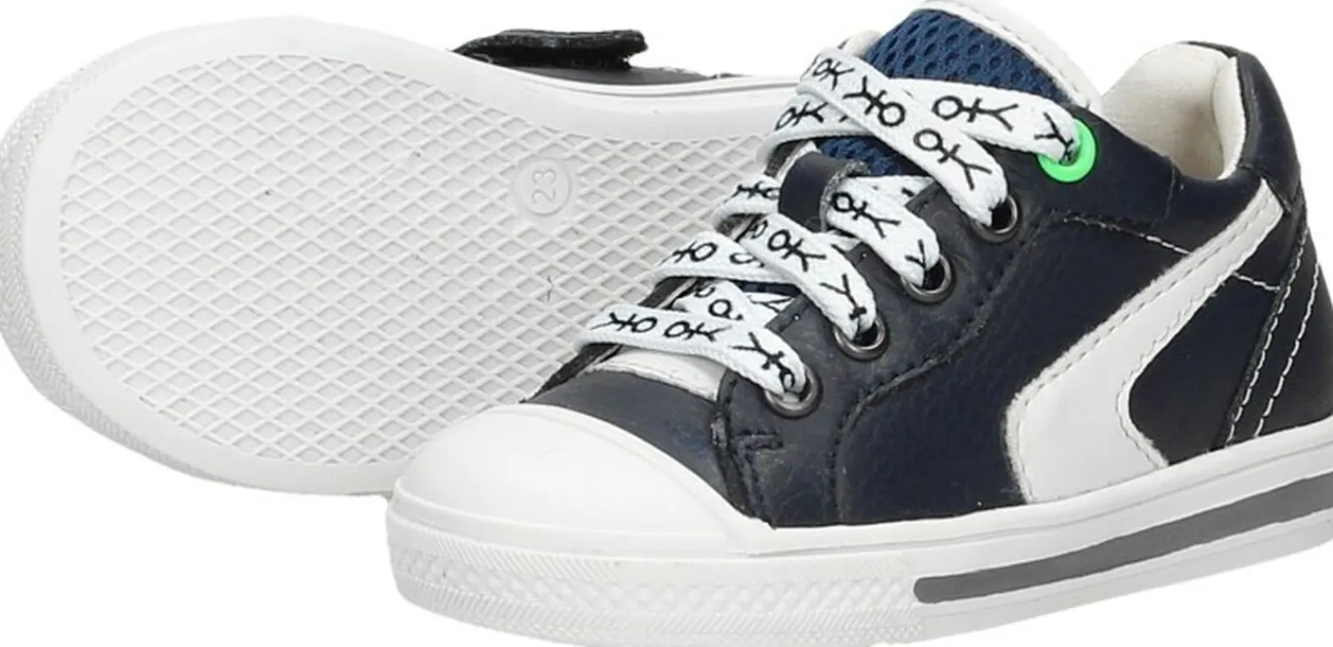 Keq Veterschoenen Laag Blauw Best