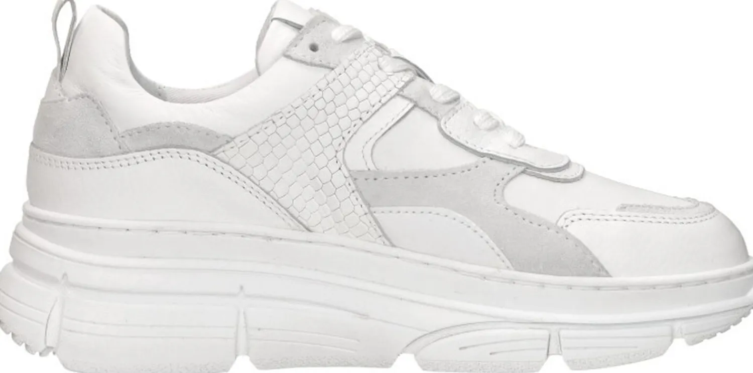 Sub55 Veterschoenen Laag Wit Discount
