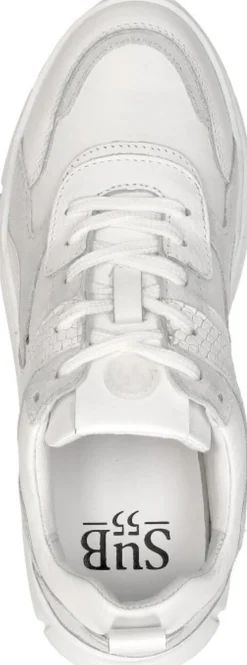 Sub55 Veterschoenen Laag Wit Discount
