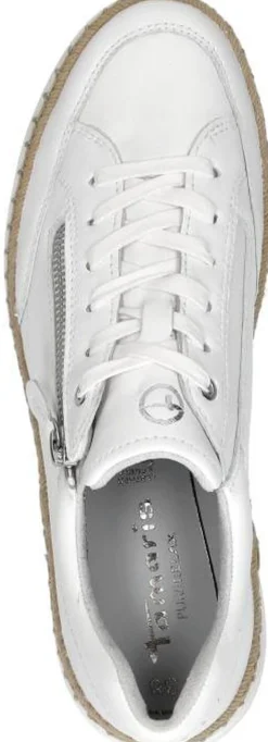 Tamaris Veterschoenen Laag Wit Discount