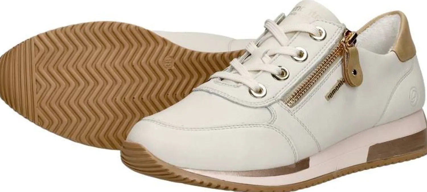 Remonte Veterschoenen Laag Gebroken wit New