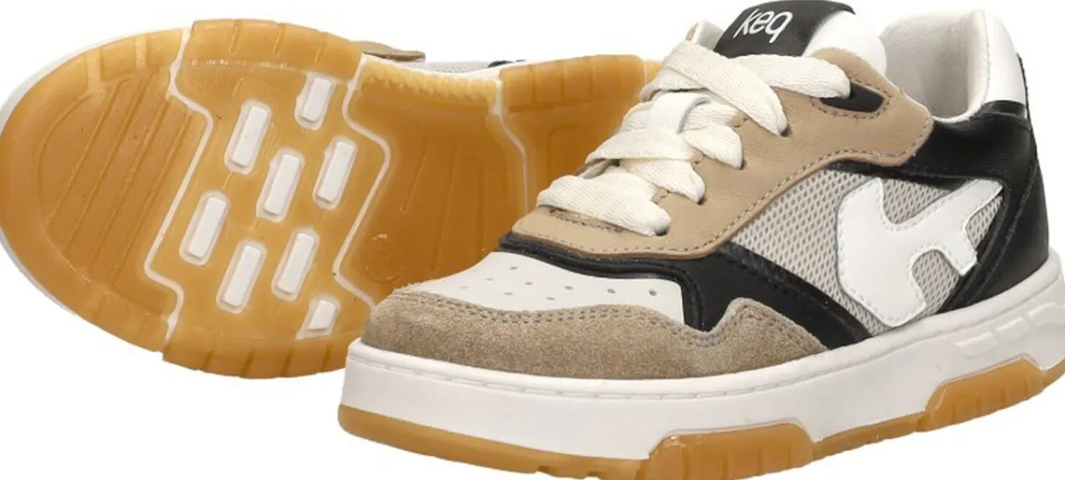 Keq Veterschoenen Laag Taupe Sale