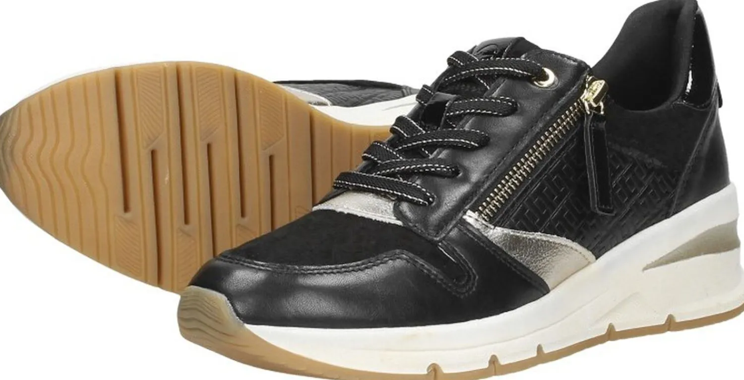 Tamaris Veterschoenen Laag Zwart New