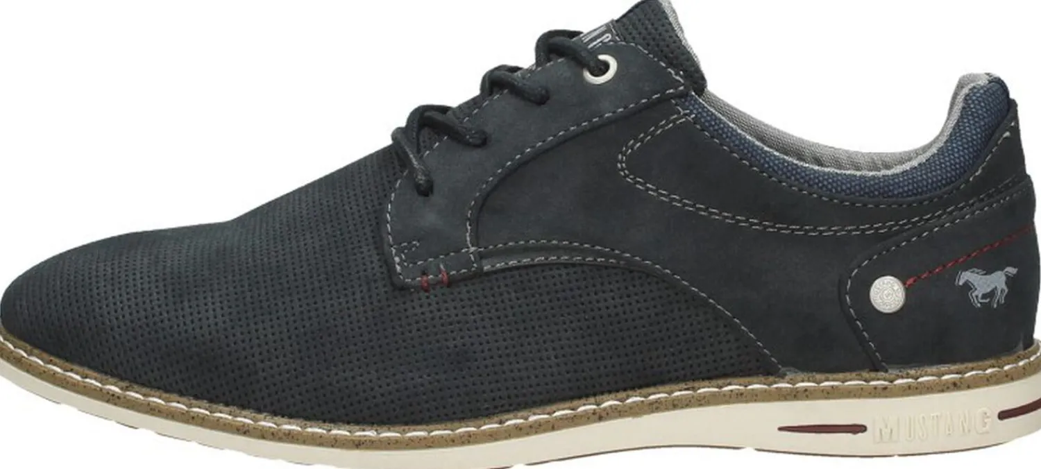 Mustang Veterschoenen Laag Blauw Hot