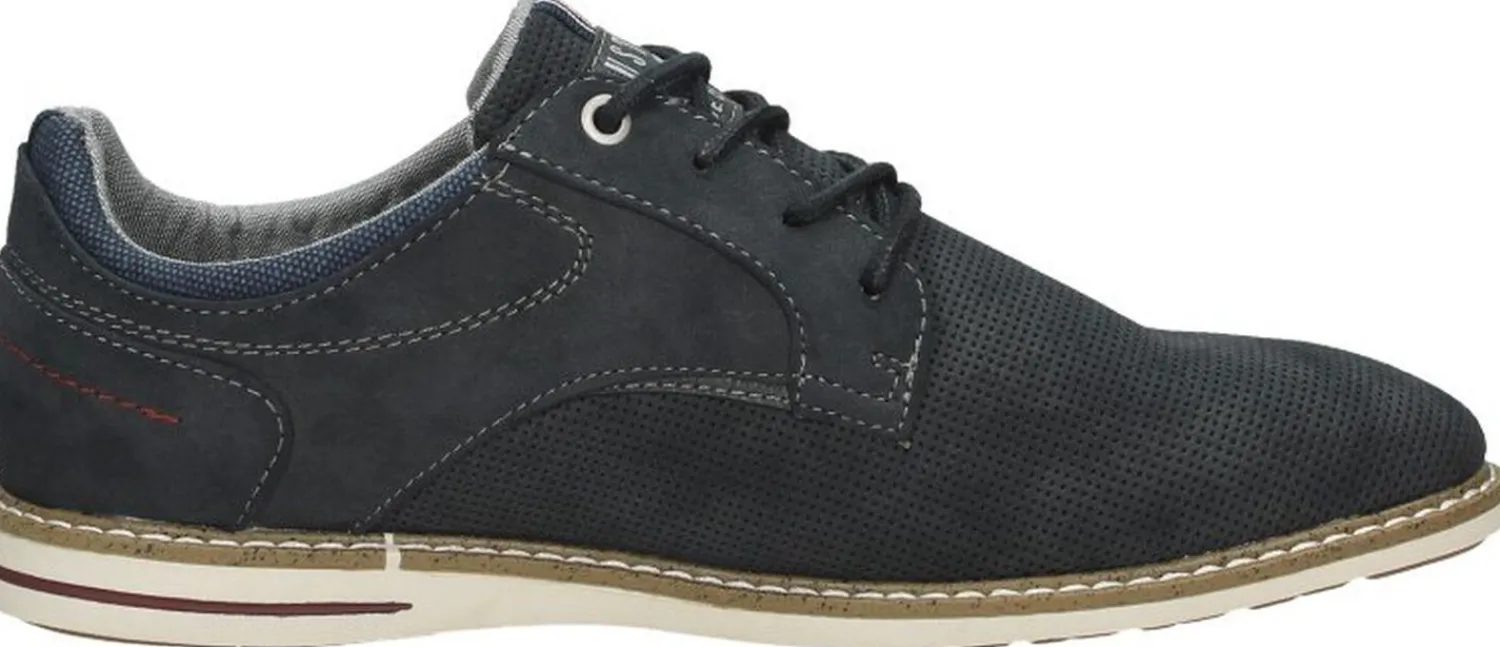 Mustang Veterschoenen Laag Blauw Hot