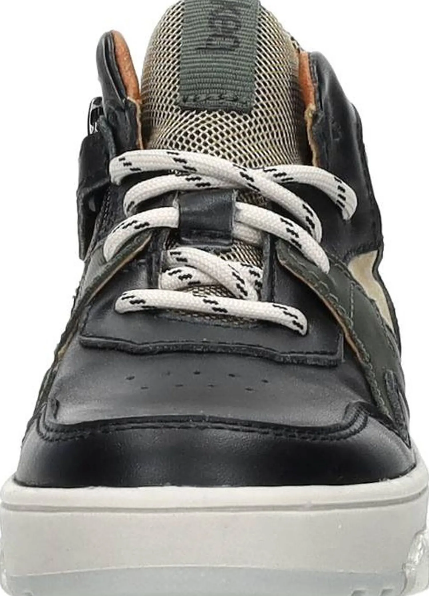 Keq Veterschoenen Laag Zwart Best