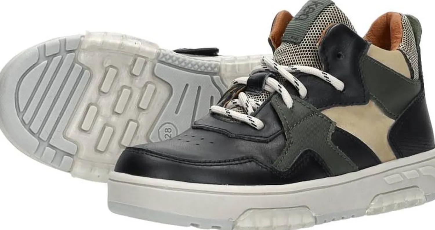 Keq Veterschoenen Laag Zwart Best