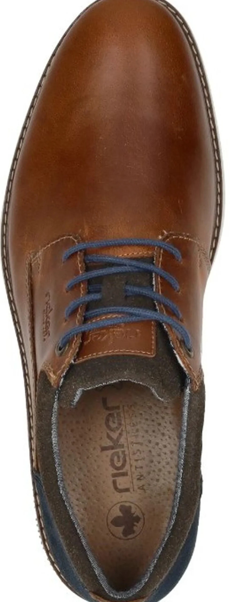 Rieker Veterschoenen Laag Cognac Outlet