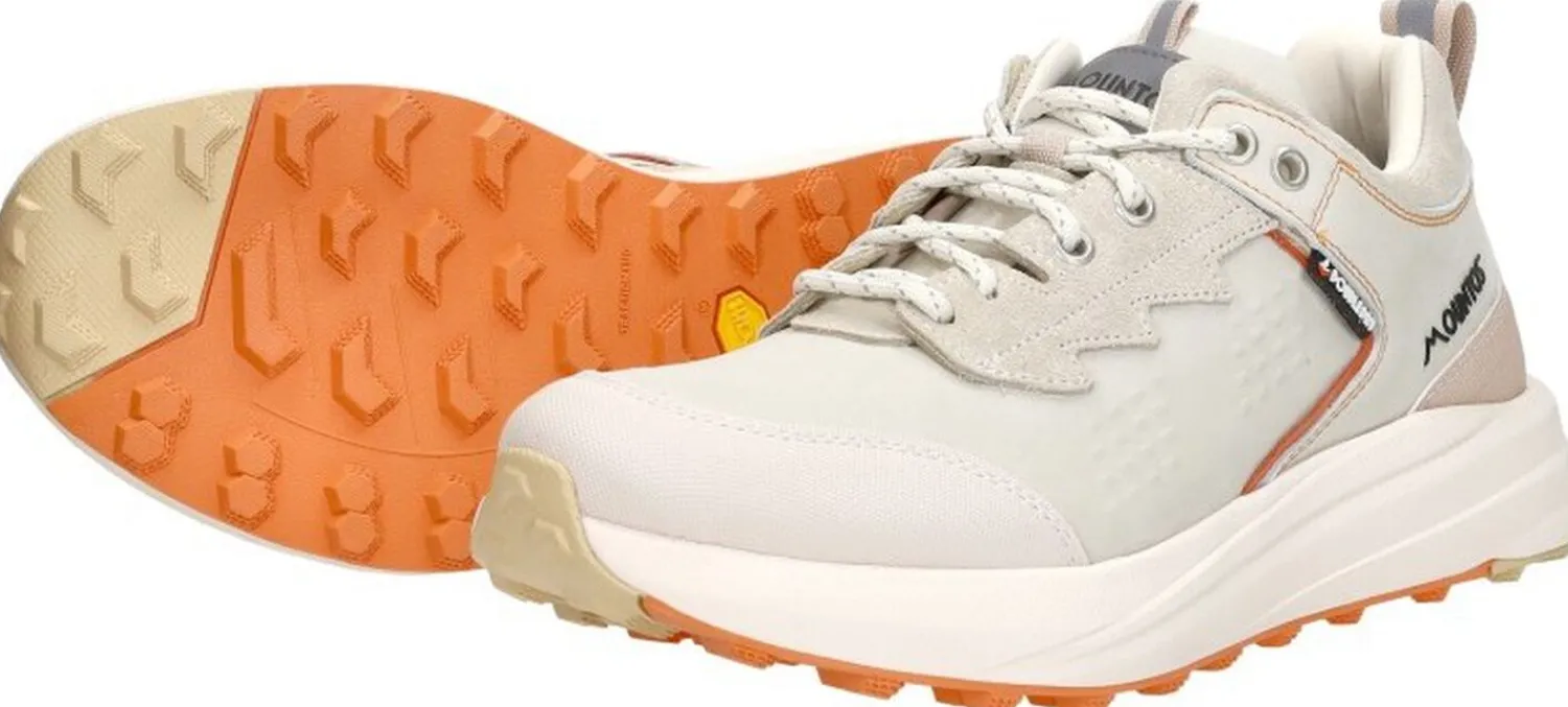 Mountos Veterschoenen Laag Gebroken wit Discount