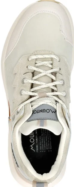 Mountos Veterschoenen Laag Gebroken wit Discount