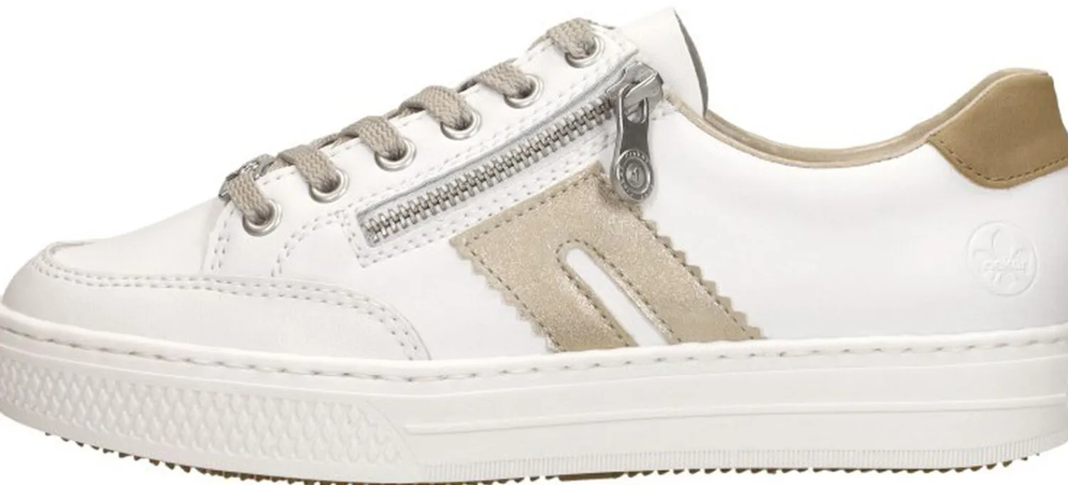 Rieker Veterschoenen Laag Wit New