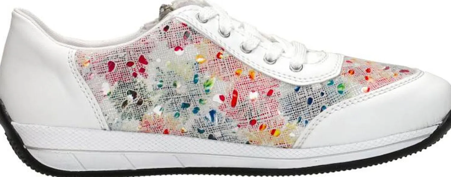Rieker Veterschoenen Laag Wit Outlet