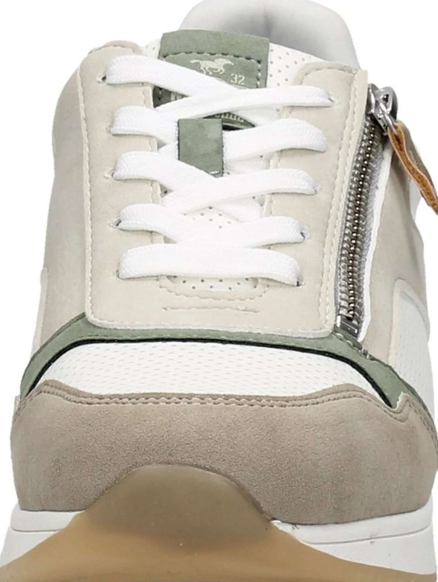 Mustang Veterschoenen Laag Beige Fashion