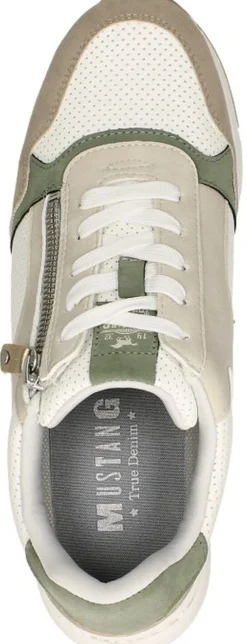 Mustang Veterschoenen Laag Beige Fashion