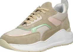 Sub55 Veterschoenen Laag Beige Clearance