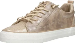 Mustang Veterschoenen Laag Goudkleur Discount