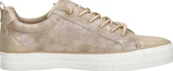Mustang Veterschoenen Laag Goudkleur Discount