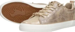 Mustang Veterschoenen Laag Goudkleur Discount