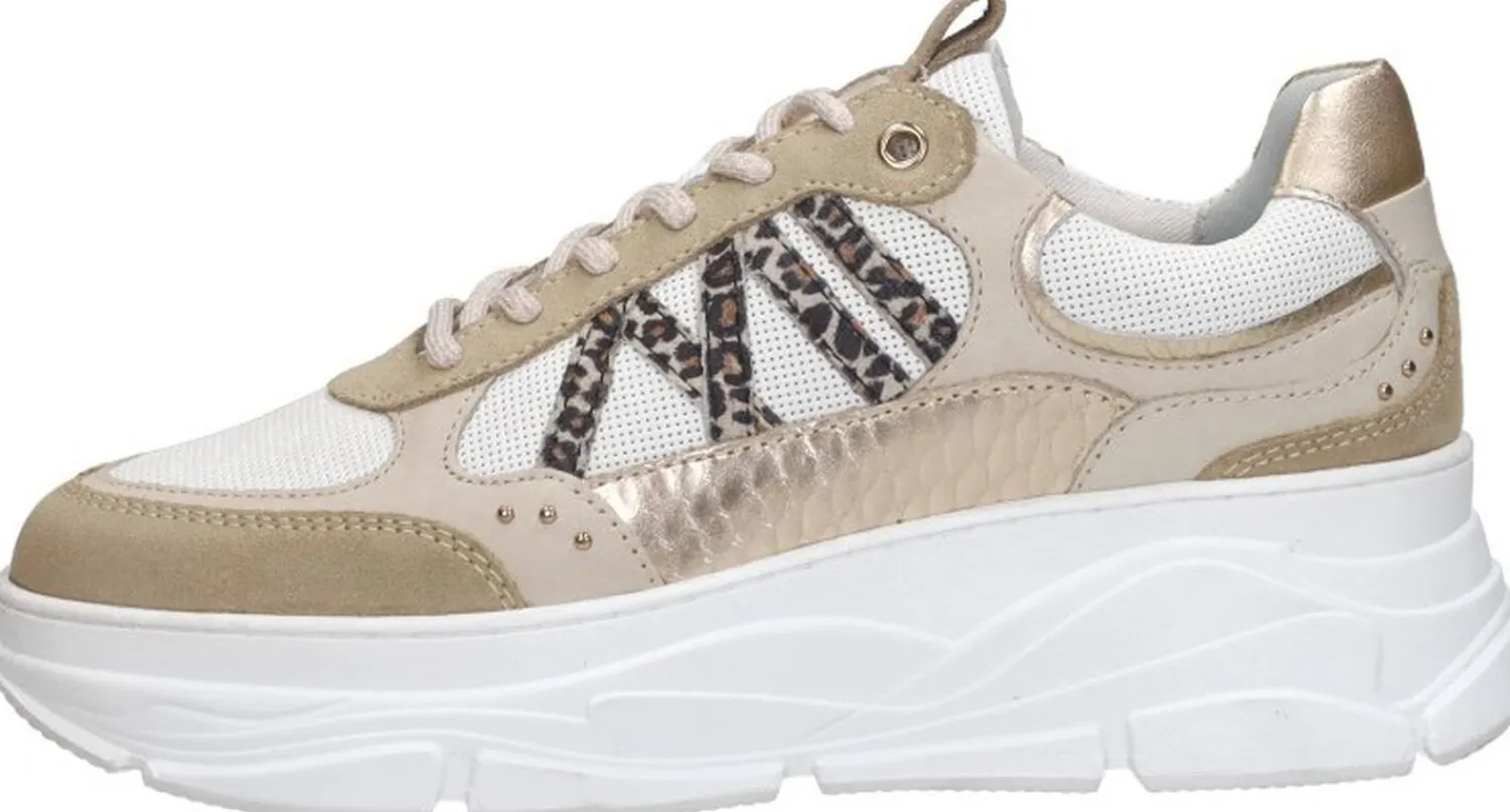 Sub55 Veterschoenen Laag Beige Clearance