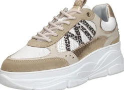 Sub55 Veterschoenen Laag Beige Clearance