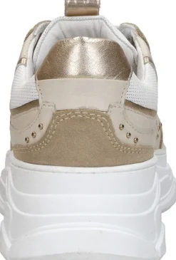 Sub55 Veterschoenen Laag Beige Clearance