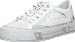 Mustang Veterschoenen Laag Wit Online