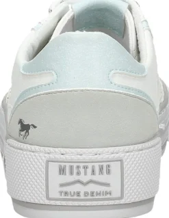 Mustang Veterschoenen Laag Wit Online