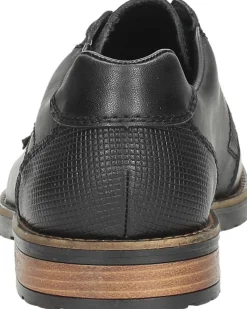 Rieker Veterschoenen Laag Zwart Fashion