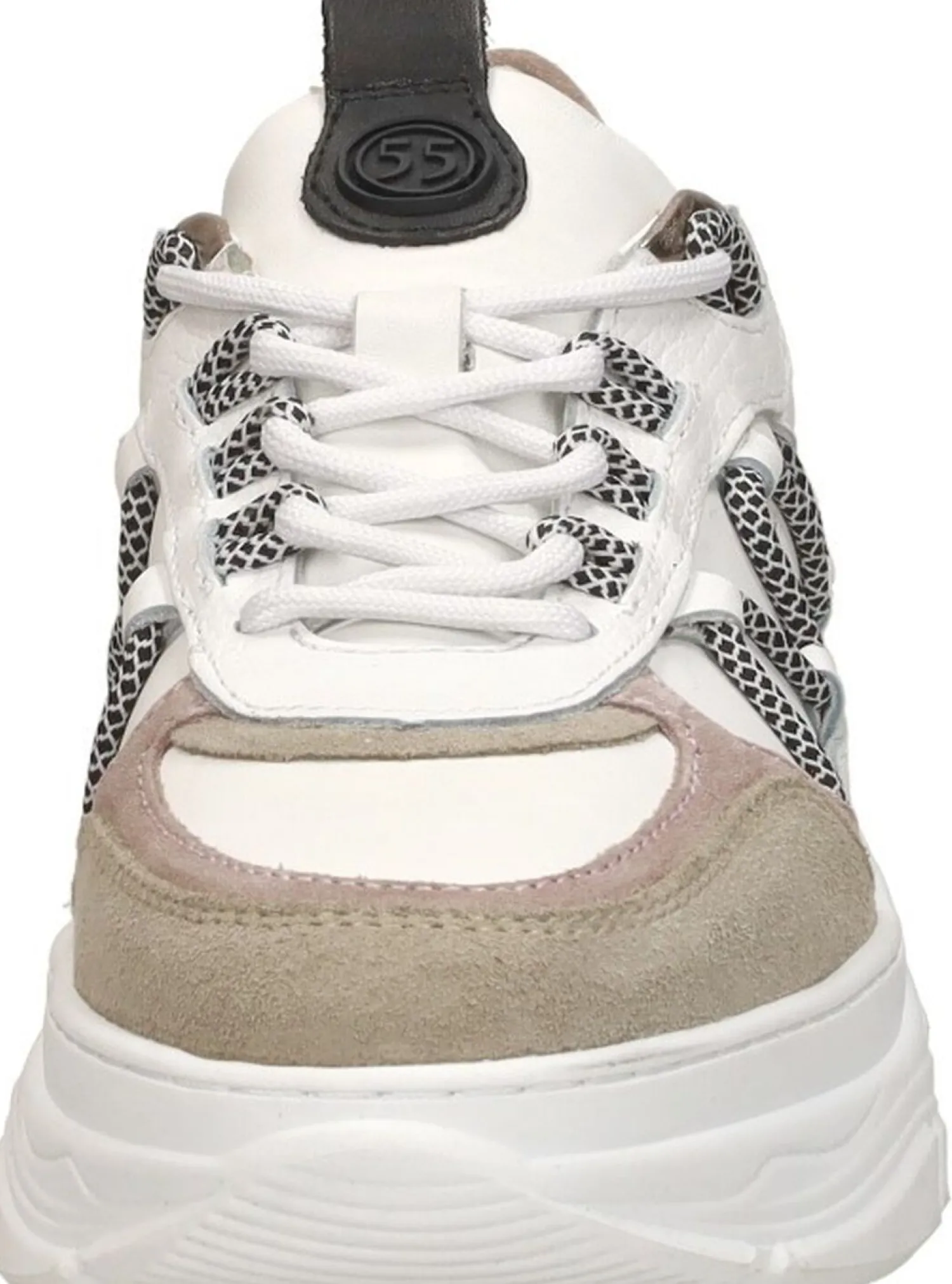 Sub55 Veterschoenen Laag Beige Online