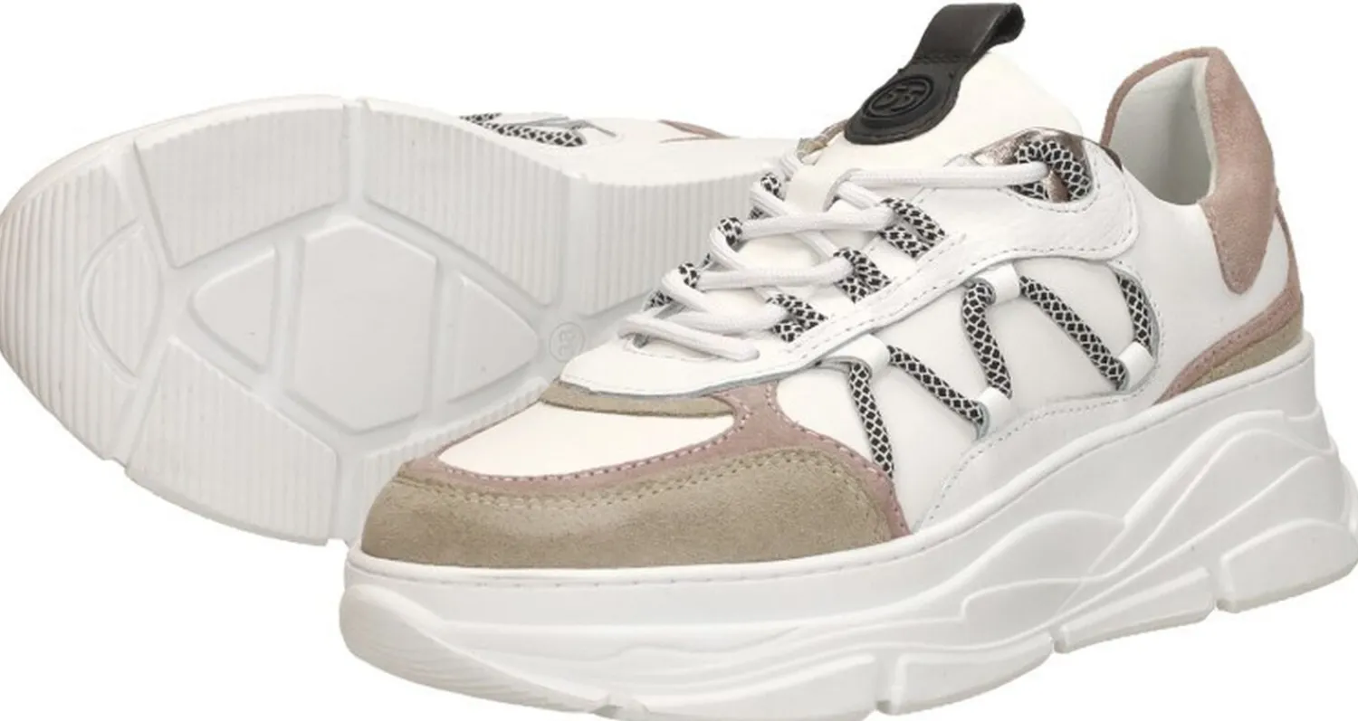 Sub55 Veterschoenen Laag Beige Online