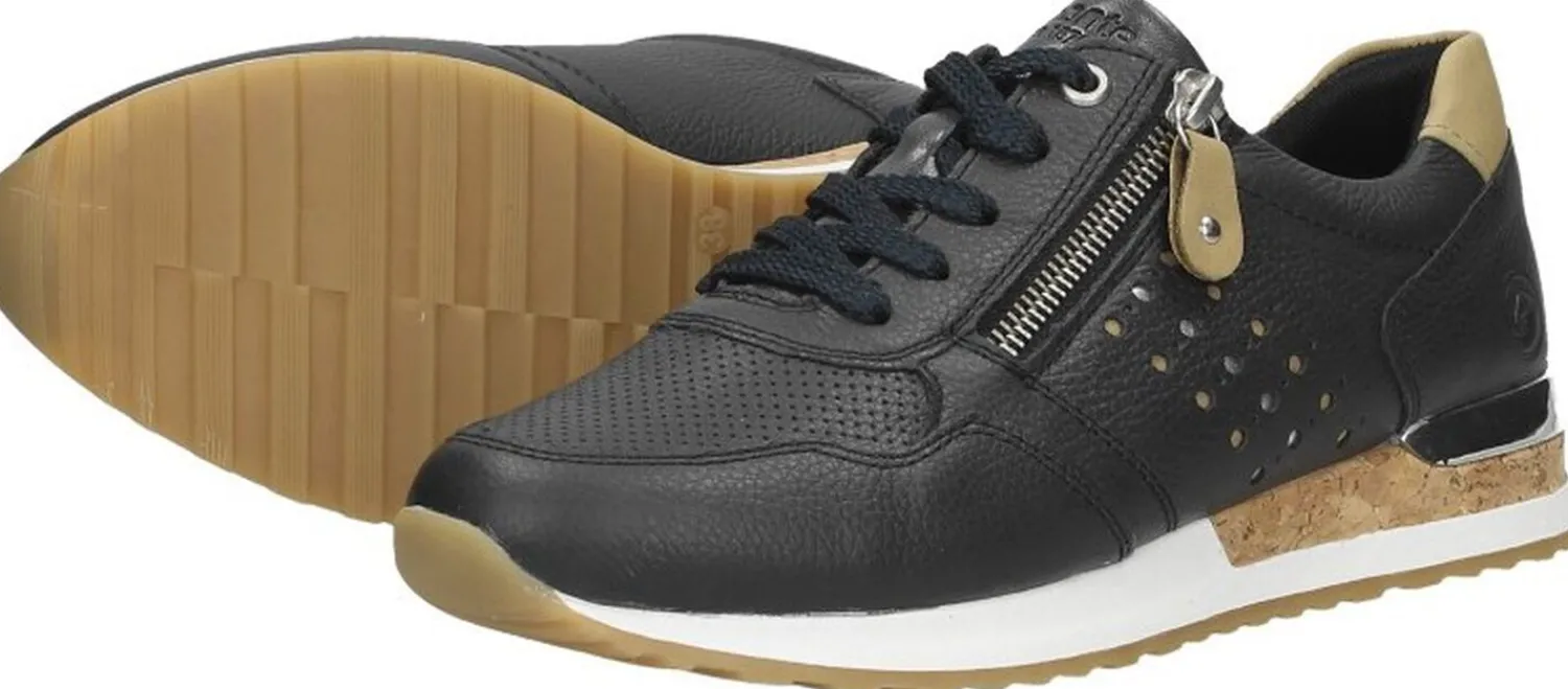 Remonte Veterschoenen Laag Blauw Sale