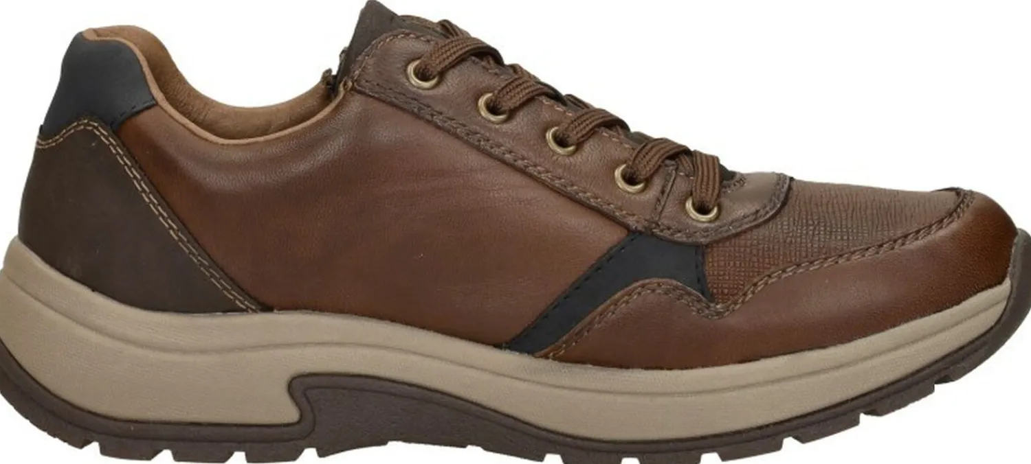 Rieker Veterschoenen Laag Donkerbruin Outlet