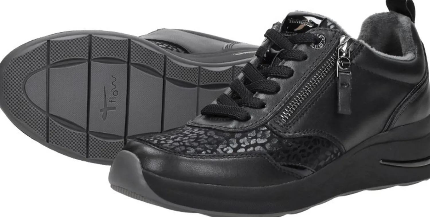 Tamaris Comfort Veterschoenen Laag Zwart Online