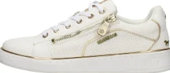 Mustang Veterschoenen Laag Wit Discount
