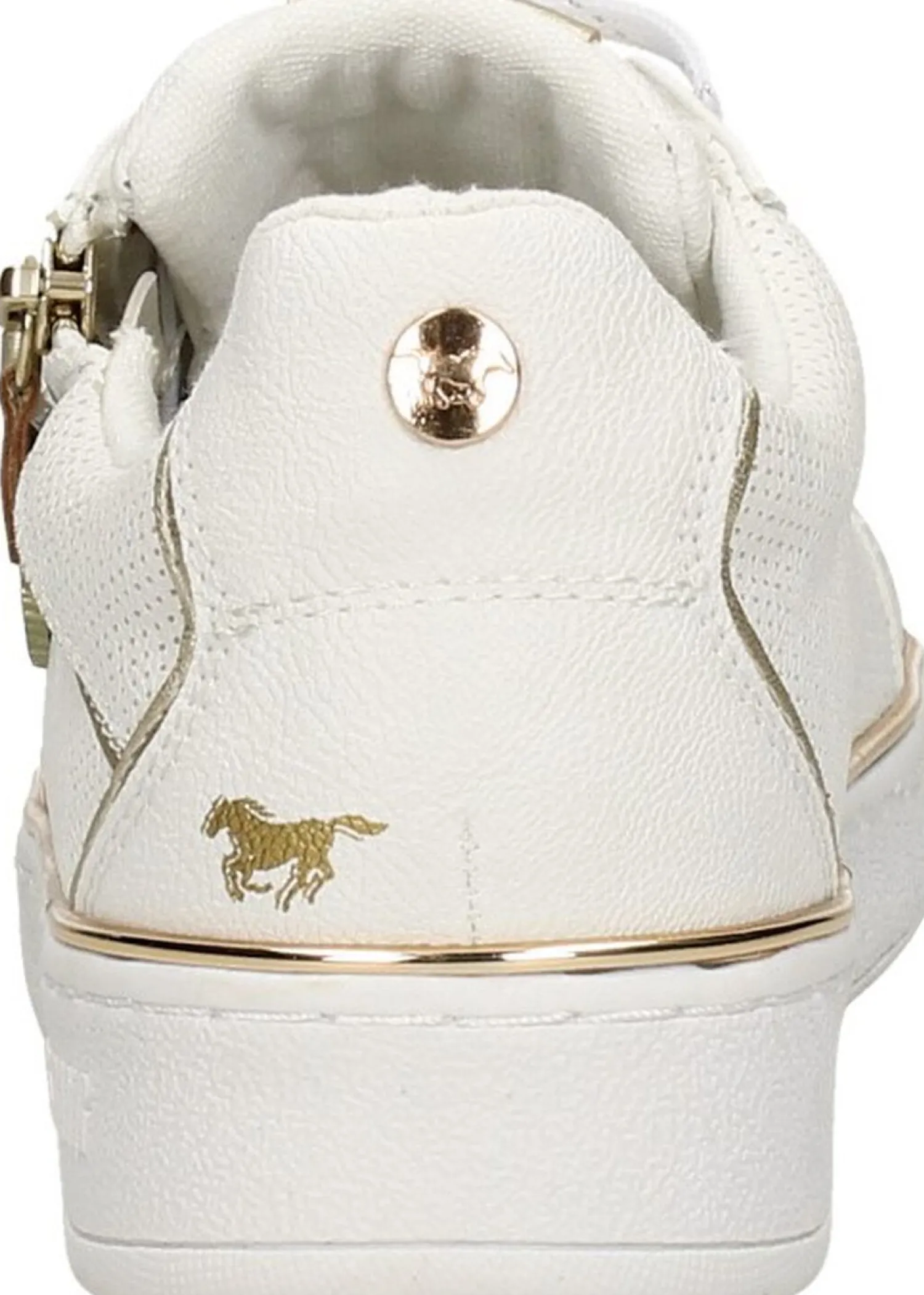 Mustang Veterschoenen Laag Wit Discount