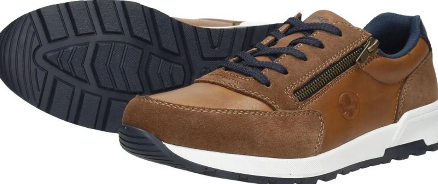Rieker Veterschoenen Laag Cognac Sale