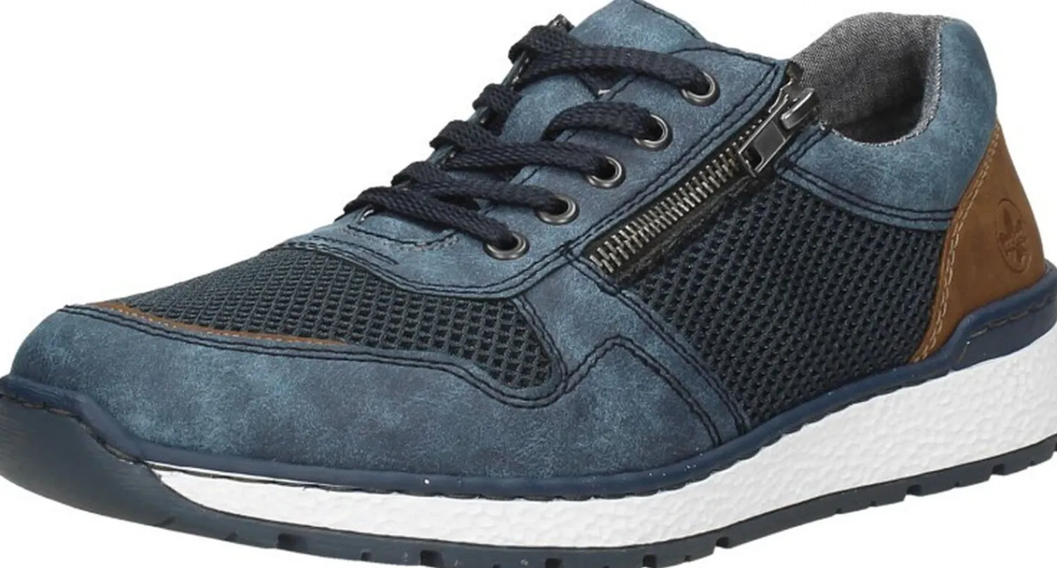 Rieker Veterschoenen Laag Blauw Online