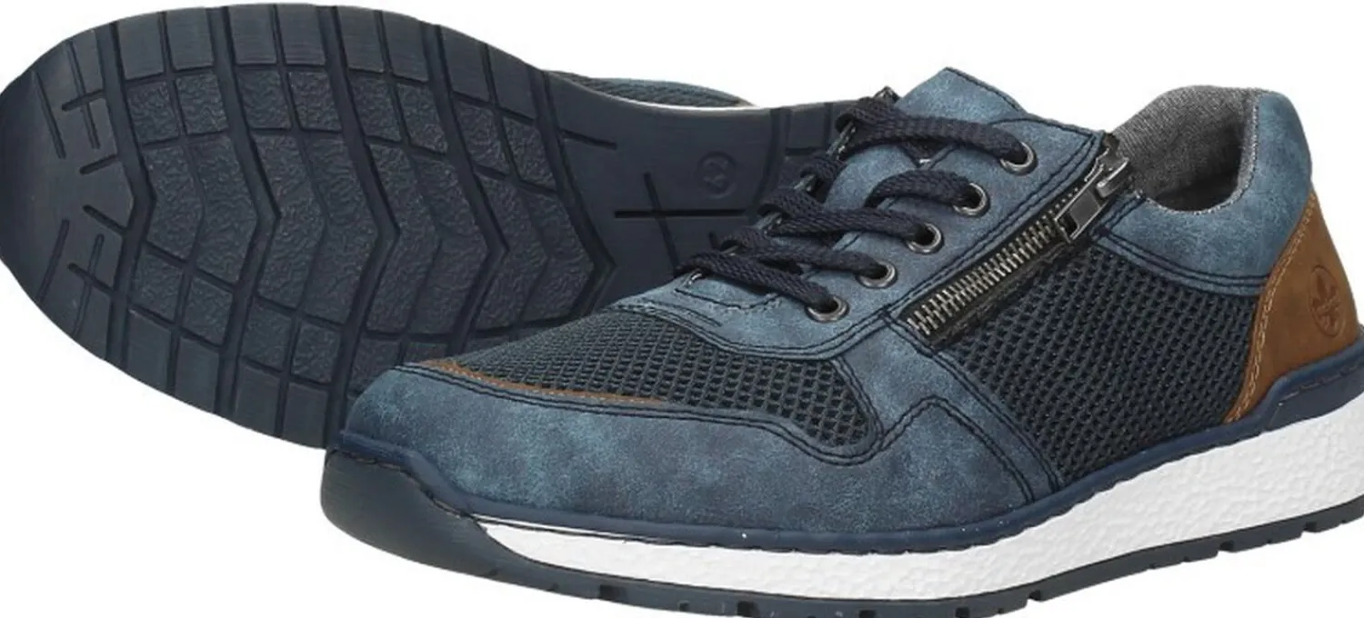 Rieker Veterschoenen Laag Blauw Online