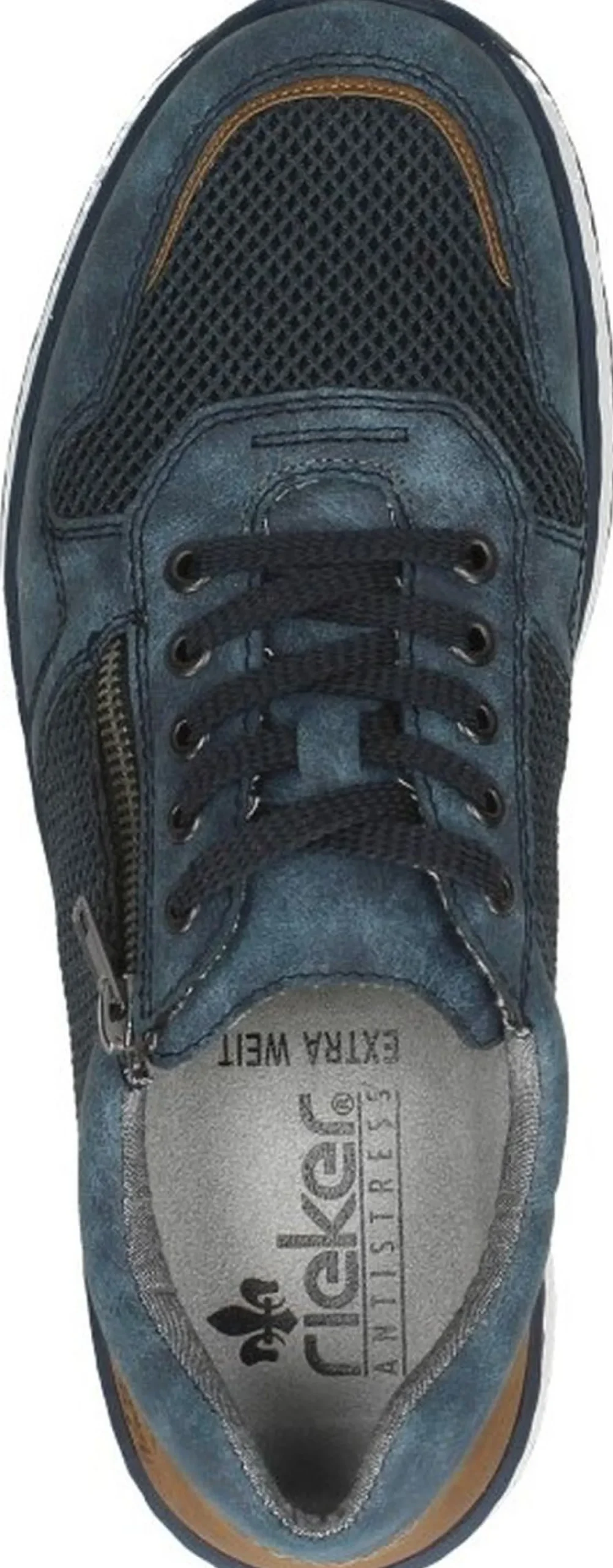 Rieker Veterschoenen Laag Blauw Online