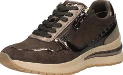 Tamaris Veterschoenen Laag Donkerbruin Outlet