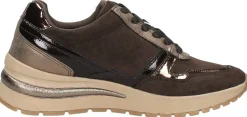 Tamaris Veterschoenen Laag Donkerbruin Outlet