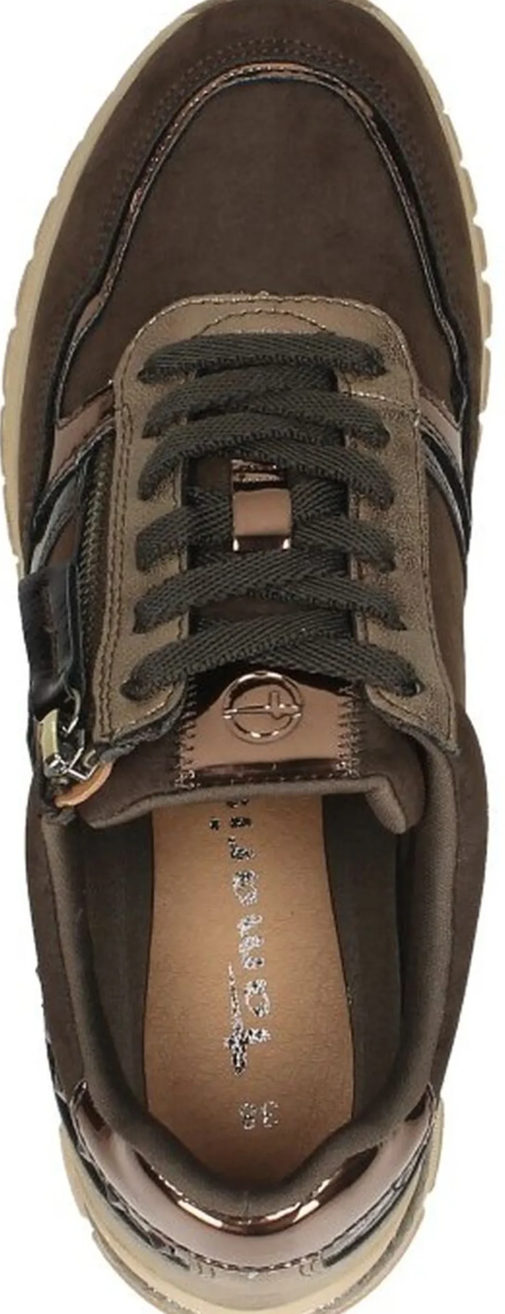 Tamaris Veterschoenen Laag Donkerbruin Outlet