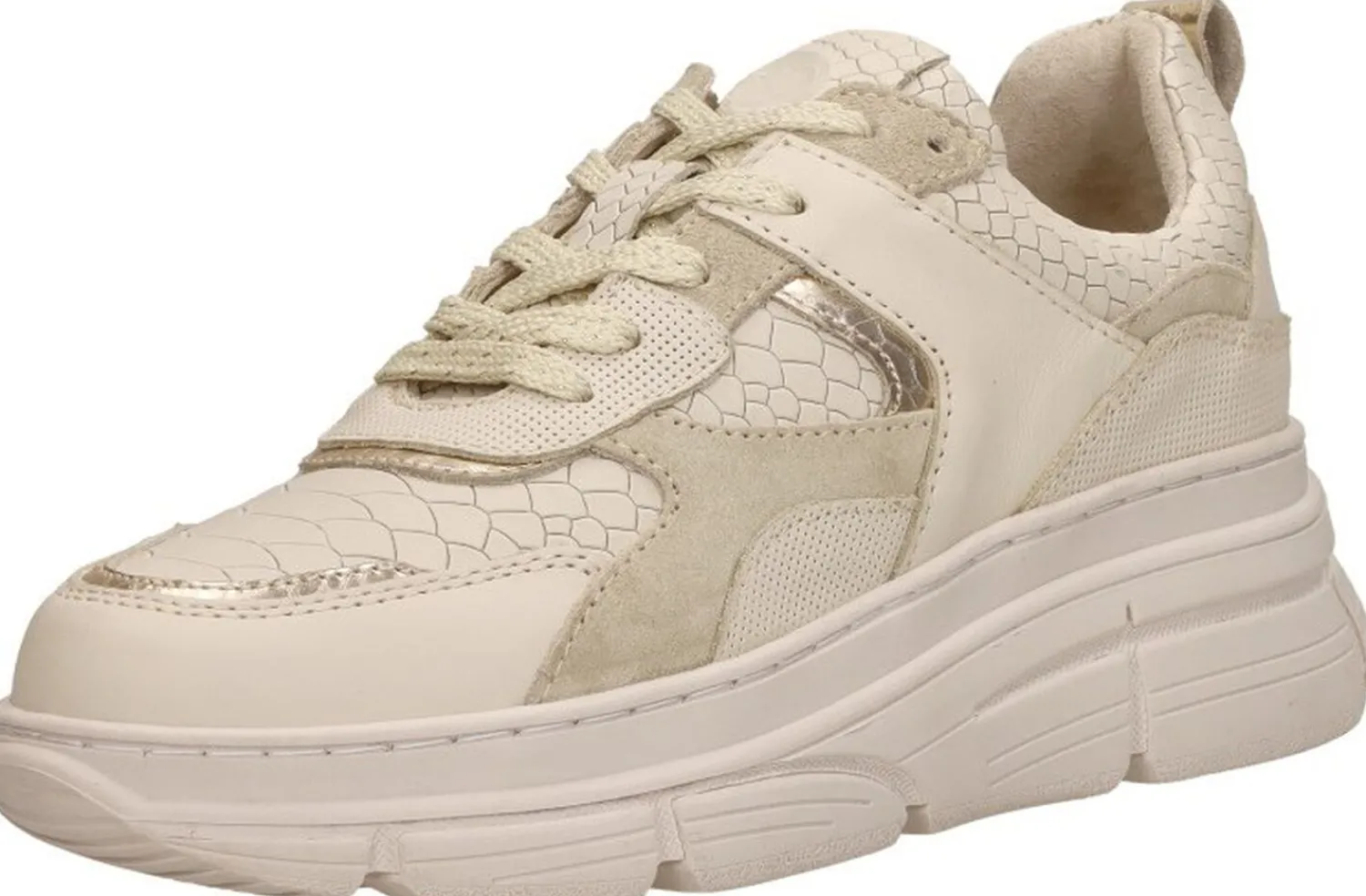Sub55 Veterschoenen Laag Beige Best
