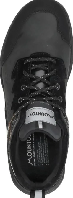 Mountos Veterschoenen Laag Zwart Sale