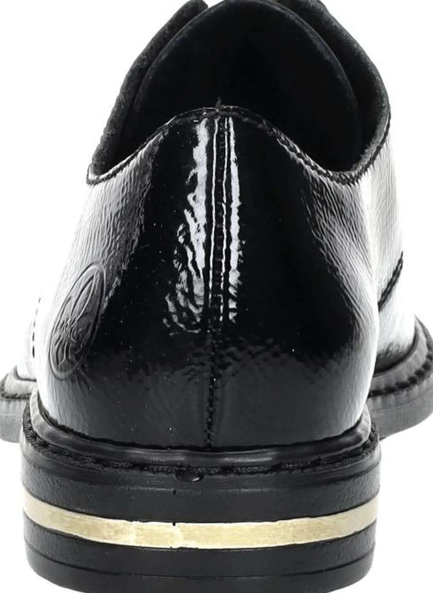 Rieker Veterschoenen Laag Zwart lak Discount