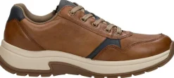 Rieker Veterschoenen Laag Cognac Clearance