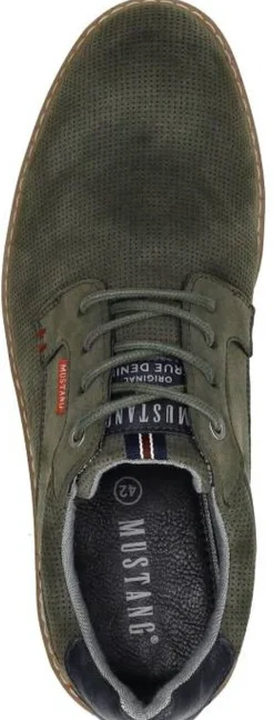 Mustang Veterschoenen Laag Groen Clearance