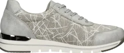 Remonte Veterschoenen Laag Lichtgrijs Clearance
